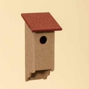 Birdhouse Poly Bluebird birdhouse Amish handmade