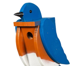 Blue Bird Wooden Birdhouse