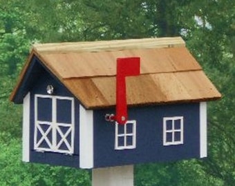 Red Barn Mailboxes Etsy