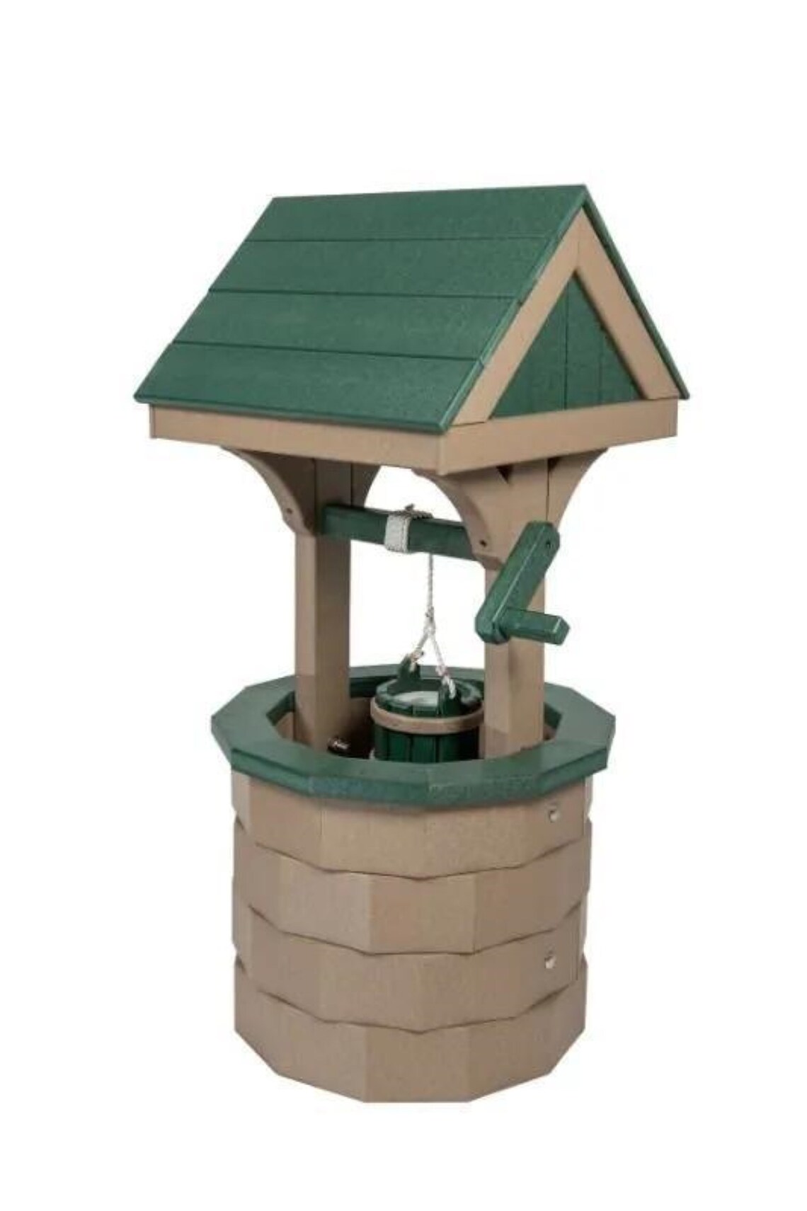 Small Poly Wood Wishing Well Etsy