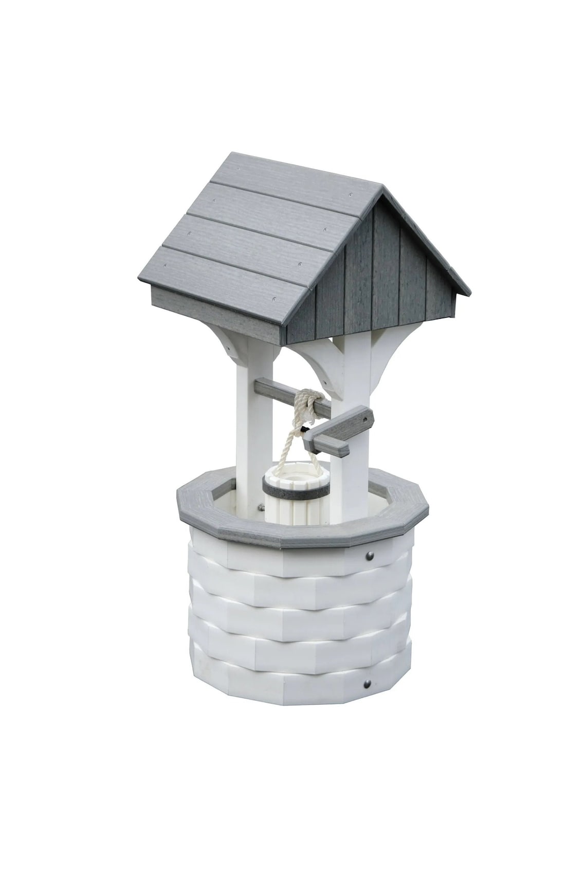 Small Poly Wood Wishing Well Etsy