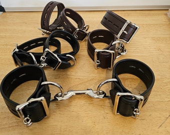 Minimalist Biothane BDSM Wrist/Ankle Cuffs