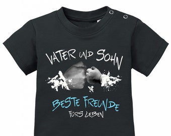 Vater und Sohn - Beste Freunde fürs Leben - Baby T-Shirt