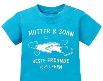 Mutter und Sohn - Beste Freunde fürs Leben - Baby T-Shirt