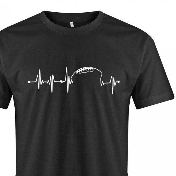 Football Shirt - Herzschlag American Football - Geschenkidee für Footballer