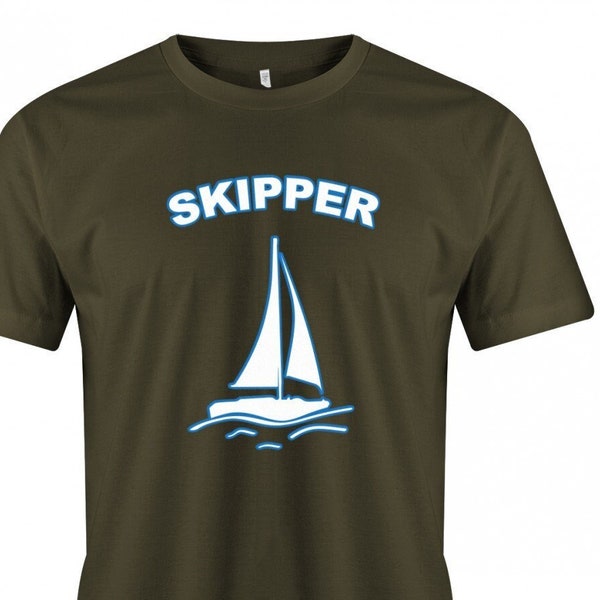 Skipper Segler - Segeln - Herren T-Shirt