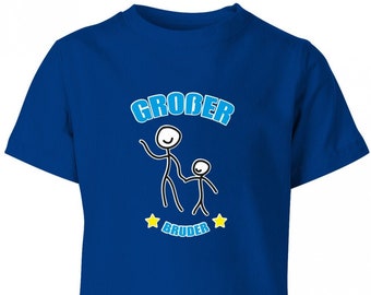 Großer Bruder - Comic - Geschwister - Kinder T-Shirt