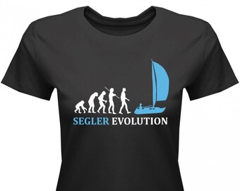 Segler Evolution - segeln - Damen T-Shirt