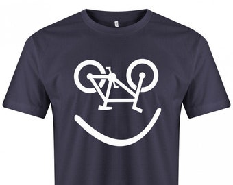 Bike Smiley - Fahrrad - Herren T-Shirt