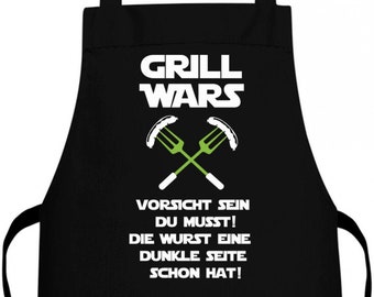 Grill Wars - Dunkle Seite - grillen - Schürze