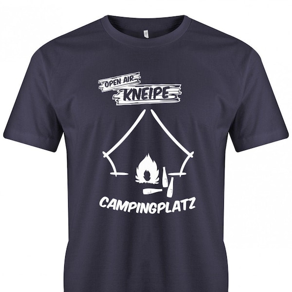 Open Air Kneipe Campingplatz - Camper - Herren T-Shirt