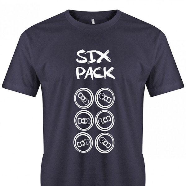 Sixpack Bier - Fun - Herren T-Shirt