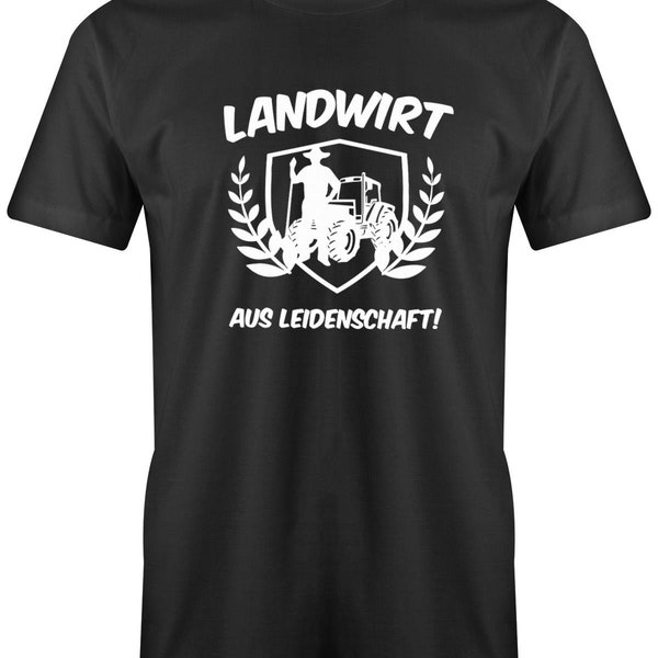 Landwirtschaft Shirt - Landwirt aus Leidenschaft Traktor - T Shirt für Landwirte Herren