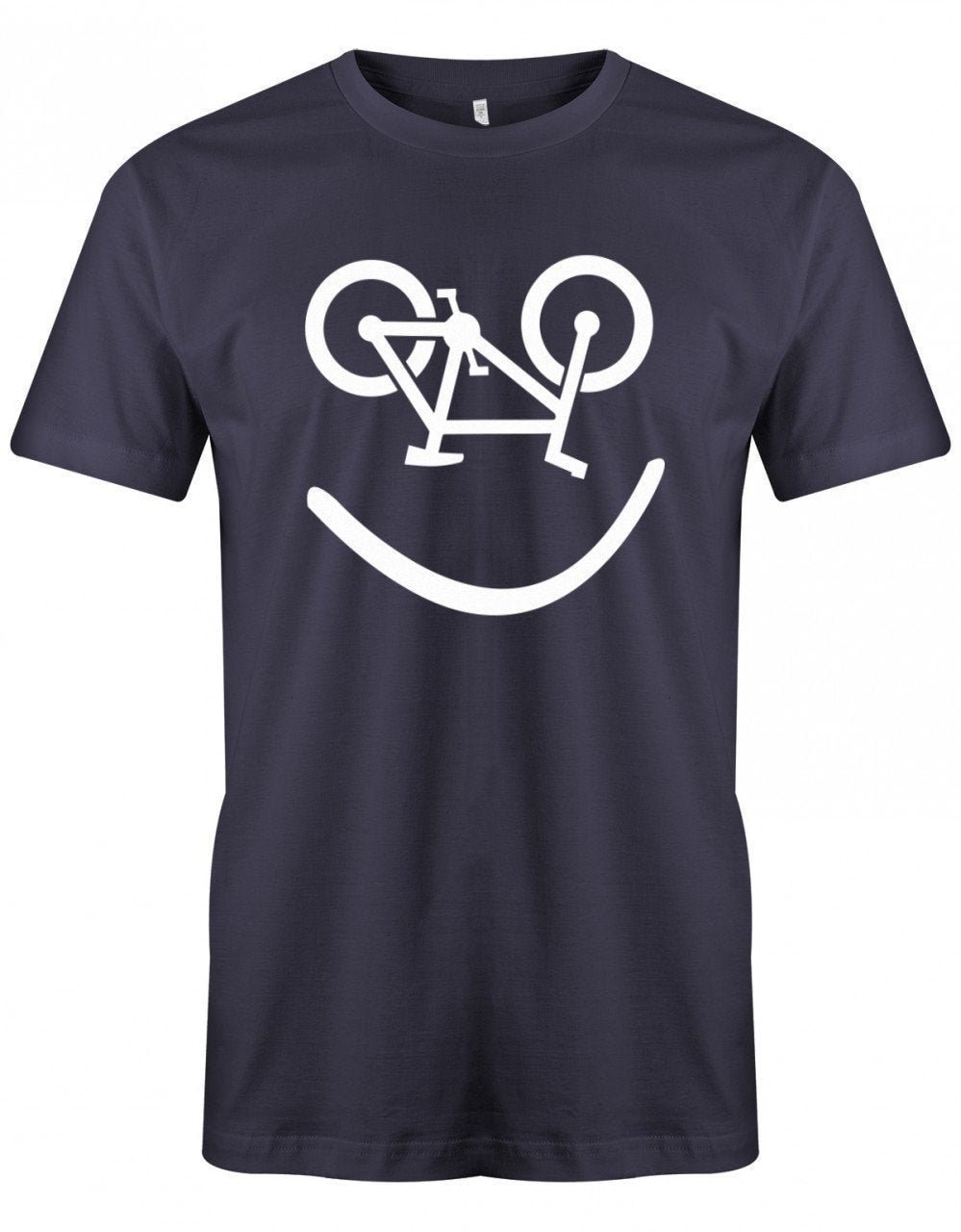 Bike Smiley - Fahrrad - Herren T-Shirt