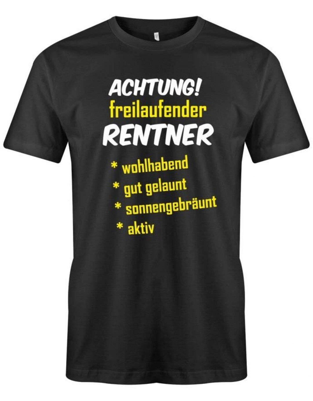 Schilderkreis24 Targa In Metallo Umoristica “Vorsicht! Freilaufender Rentner” | 18x14 Cm | Regalo Uomo Donna - 5