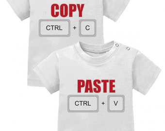 Copy and Paste 2 Stk. - Zwillinge - Baby T-Shirt