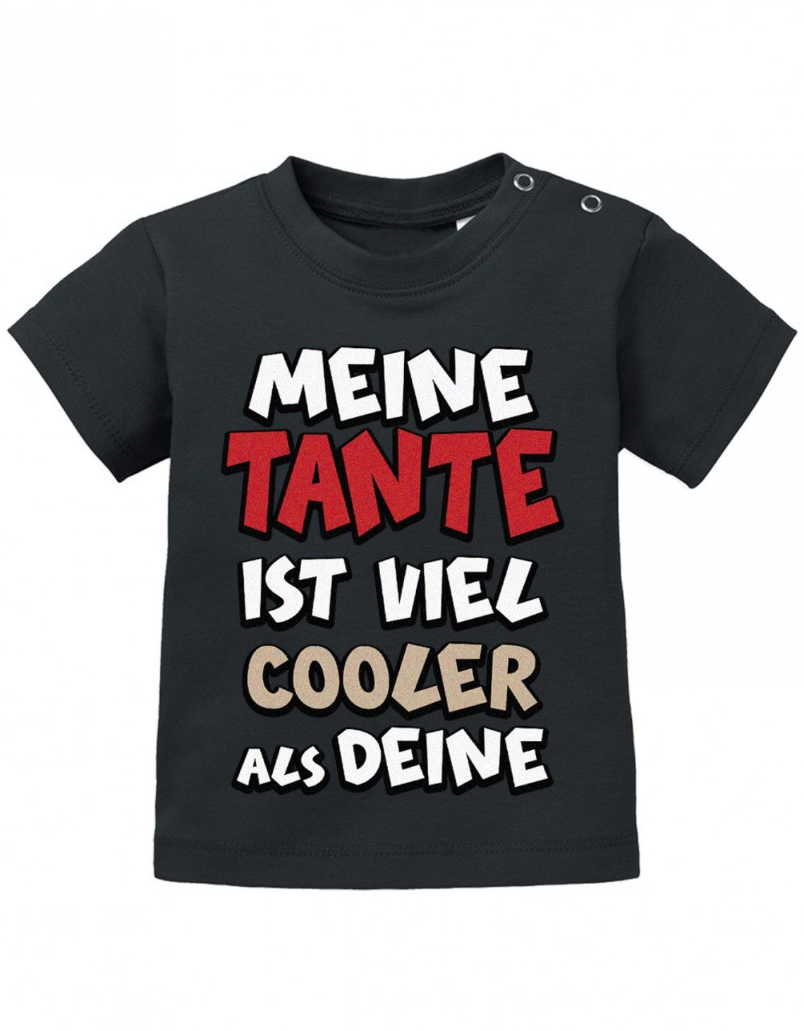 Meine Tante ist viel cooler als Deine Digital Baby TShirt Etsy.de