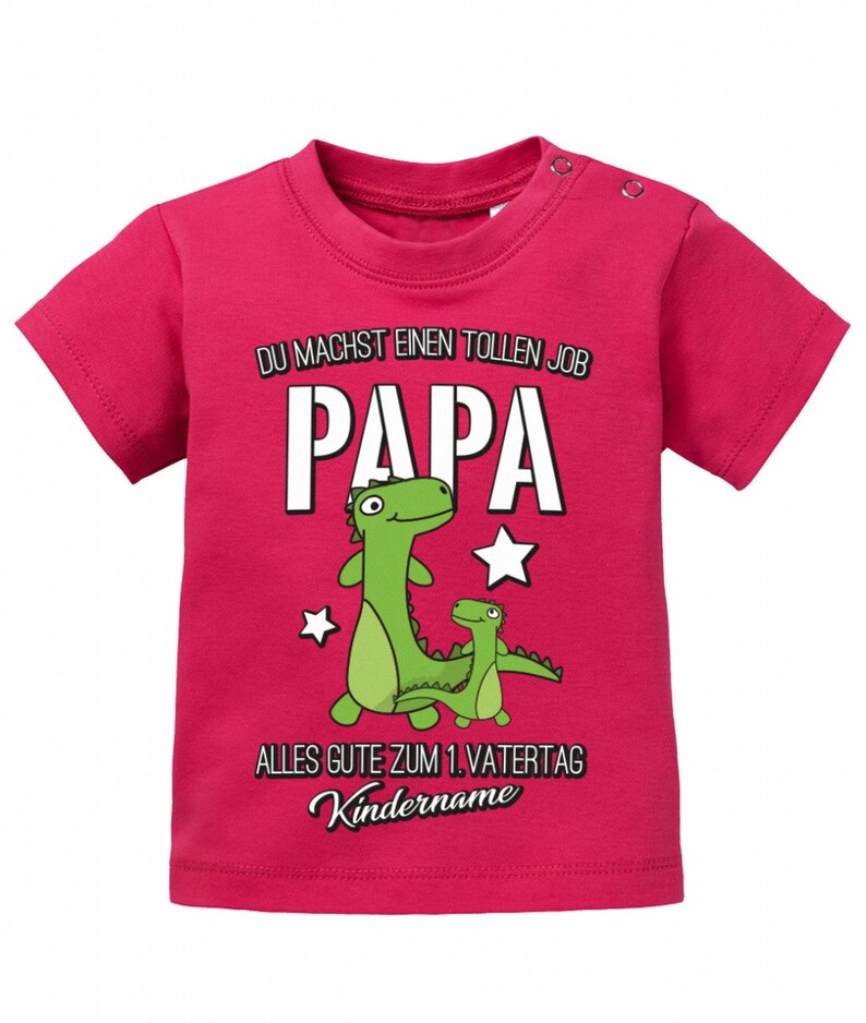 You/'re Doing a Great Job Dad Gift Baby T-Shirt 1st Father/'s Day with Child/'s Wish Name