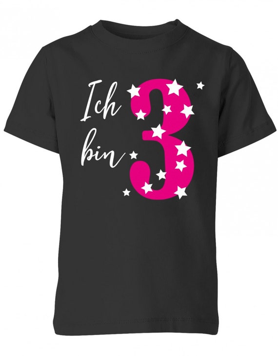 Personalisiertes T-Shirt Zum 3. Geburtstag – Mit Einhorn & Name, Aufschrift 'Aufgepasst Welt, Ich Bin Jetzt 3'