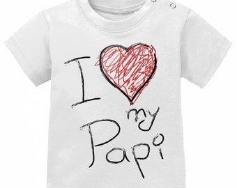 I love my Papi - Baby T-Shirt