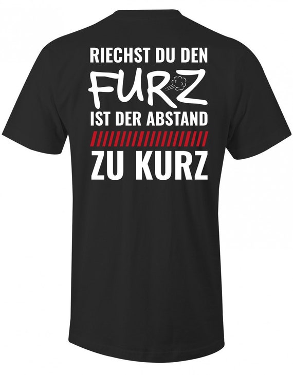 Sprüche T-shirt Riechst Den Furz Abstand - Etsy Norway