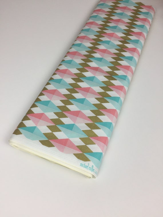 metallic 100/% cotton print from Michael Miller Fabrics Diamon Lil