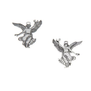 15pcs/lot Angel charm silver tone Angel goddess fairy charm pendant DIY jewelry 24x33mm