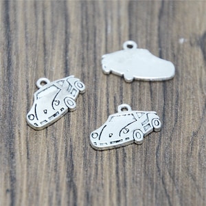 20pcs Sports Car Charms silver tone Sports Car Charms Pendant 21x14mm