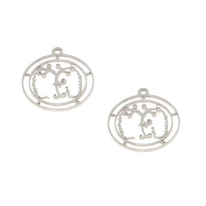 5pcs/lot Seere Symbol charm Ars Goetia king sigil Lesser Key of Solomon Seal kabbalah Goetia seal ritual pendant 25mm