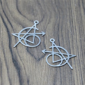 Avengers Sigil Stainless Steel Charm Pendants (5pcs)