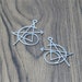 5pcs/lot The avengers Sigil charm founder avenger sign Pendant Six superhero sign Symbol Charm pendant 30X23mm 