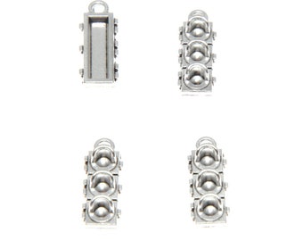20 Silver Tone Traffic Light Charms: DIY Traffic Sign Pendants