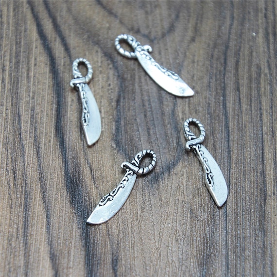 20pcs Spooky CANDELABRA Haunted House Charms silver tone pendant 24 x14mm