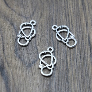20 teile/los Stethoskop Charms Silber Ton echometer Charme Anhänger 24 x 13 mm