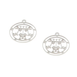 5pcs/lot Foras Symbol charm Ars Goetia king sigil Lesser Key of Solomon Seal kabbalah Goetia seal ritual pendant 25mm