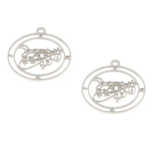 5pcs/lot Bune Symbol charm Ars Goetia king sigil Lesser Key of Solomon Seal kabbalah Goetia seal ritual pendant 25mm