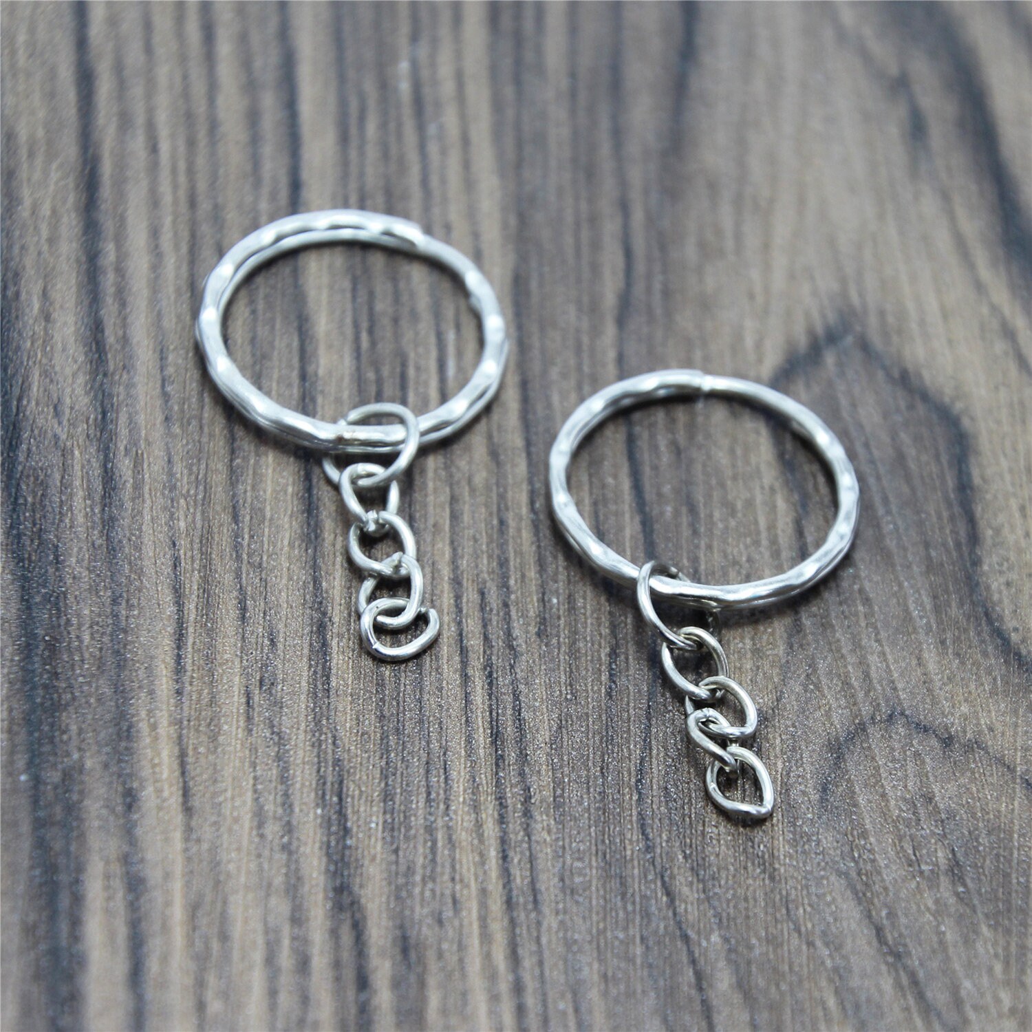 20 Pièces Matériel Porte-Clés - Boucles Métal Pour DIY Bracelets & Cordons - 5 Couleurs
