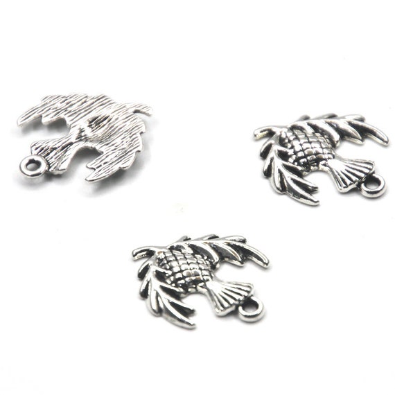 15pcs//lot Thistle charm silver tone Thistle plant Charms Pendant 23x19mm