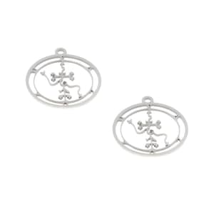 5pcs/lot Demons charm Satan Pazuzu  Sigil of Pazuzu  sigil of demons Stainless steel Charm pendant 28x25mm