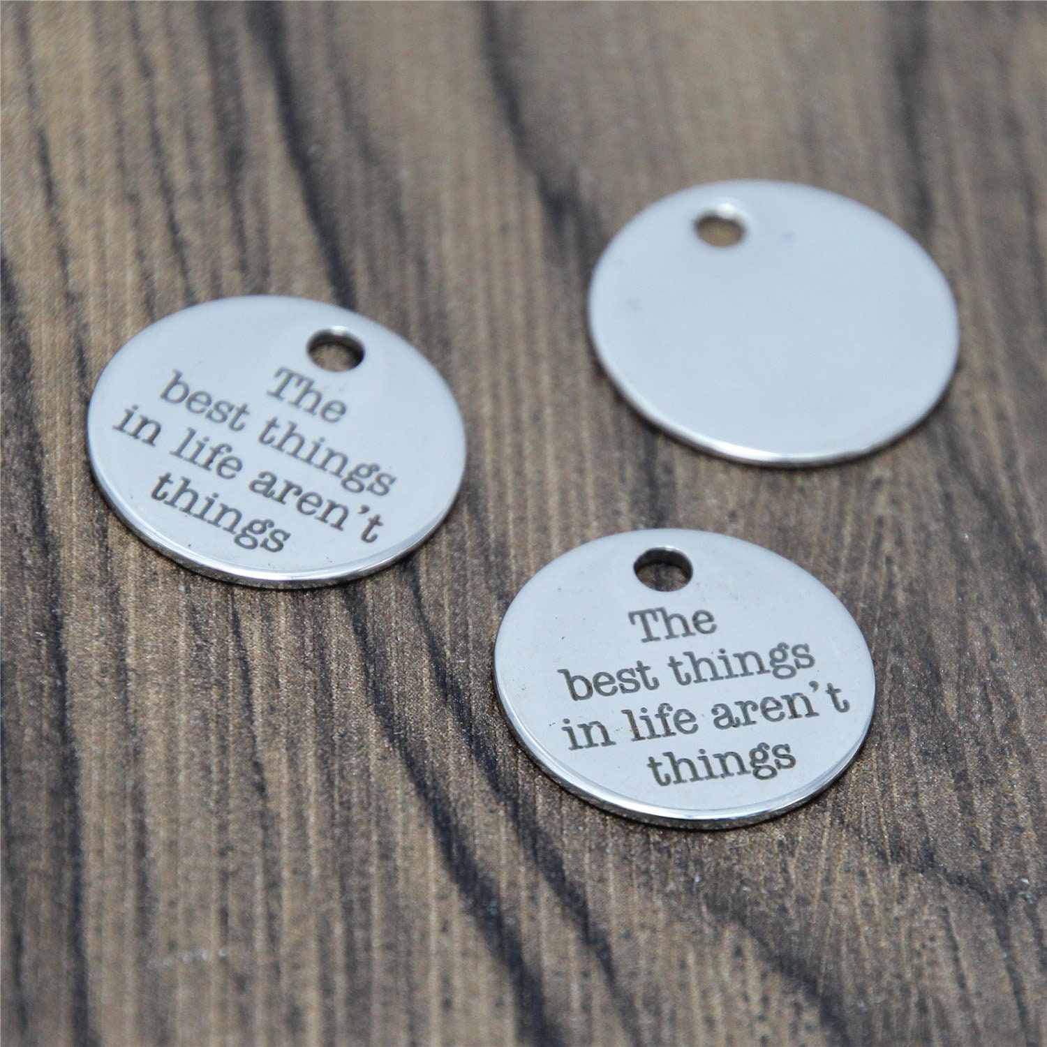 10pcs/lot Happy charm Do more of what makes you happy message Charm pendant 20mm 10pcs/lot Happy charm Do more of what makes you happy message Charm pendant 20mm