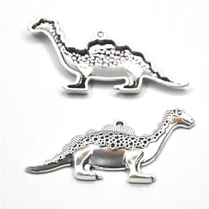 3pcs/lot Nessie charm   silver tone Loch Ness monster Charms Pendant 31x62mm