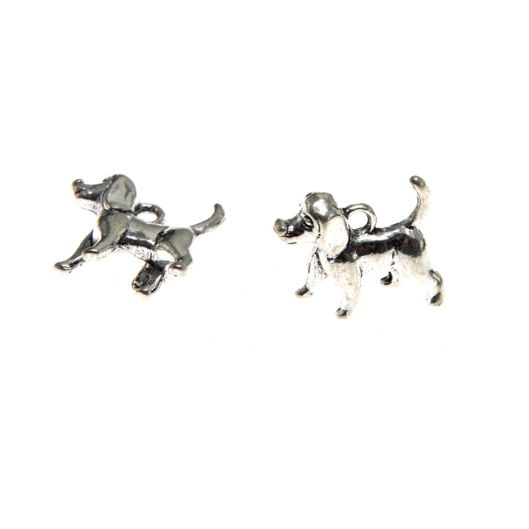 15pieces/lot Poodle Charm Dog Pet Pendant Fit for DIY Jewelry Etsy