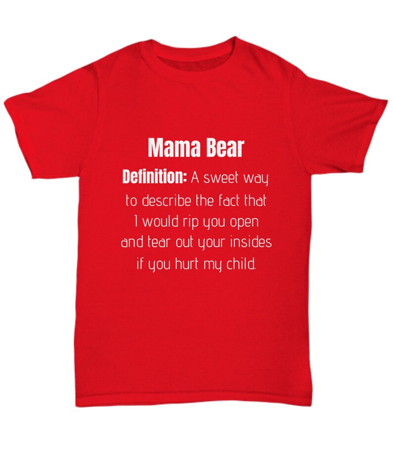 Mama Bear Definition Funny Cute Protective Mother Unisex Etsy mama-bear-definition-funny-cute-protective-mother-unisex-etsy