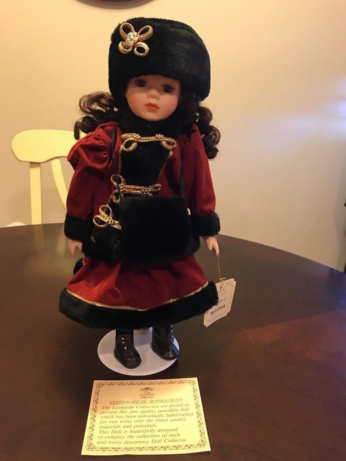 leonardo collection porcelain doll sophie