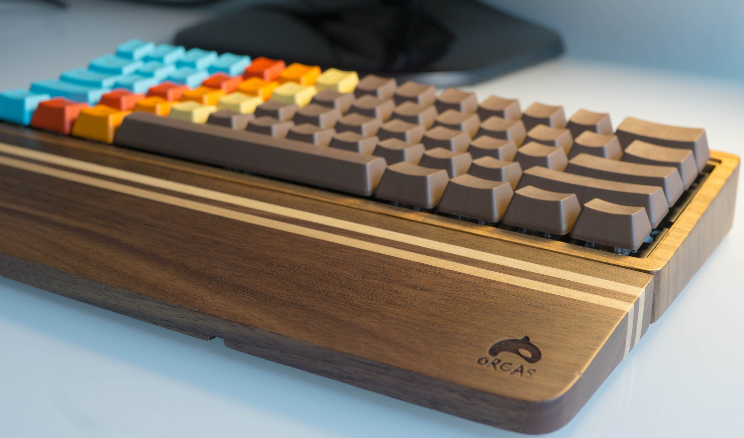 Wood Mechanical Keyboard Wrist Rest Palm Rest 