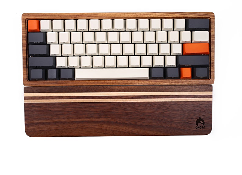 Wood Mechanical Keyboard Wrist Rest Palm Rest Compact 60%(11.81")