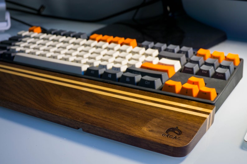 Wood Mechanical Keyboard Wrist Rest Palm Rest Tenkeyless (14.17")