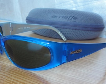 Vintage Arnette Catfish Sport Sunglasses | Multicolor Acetate Wrap
