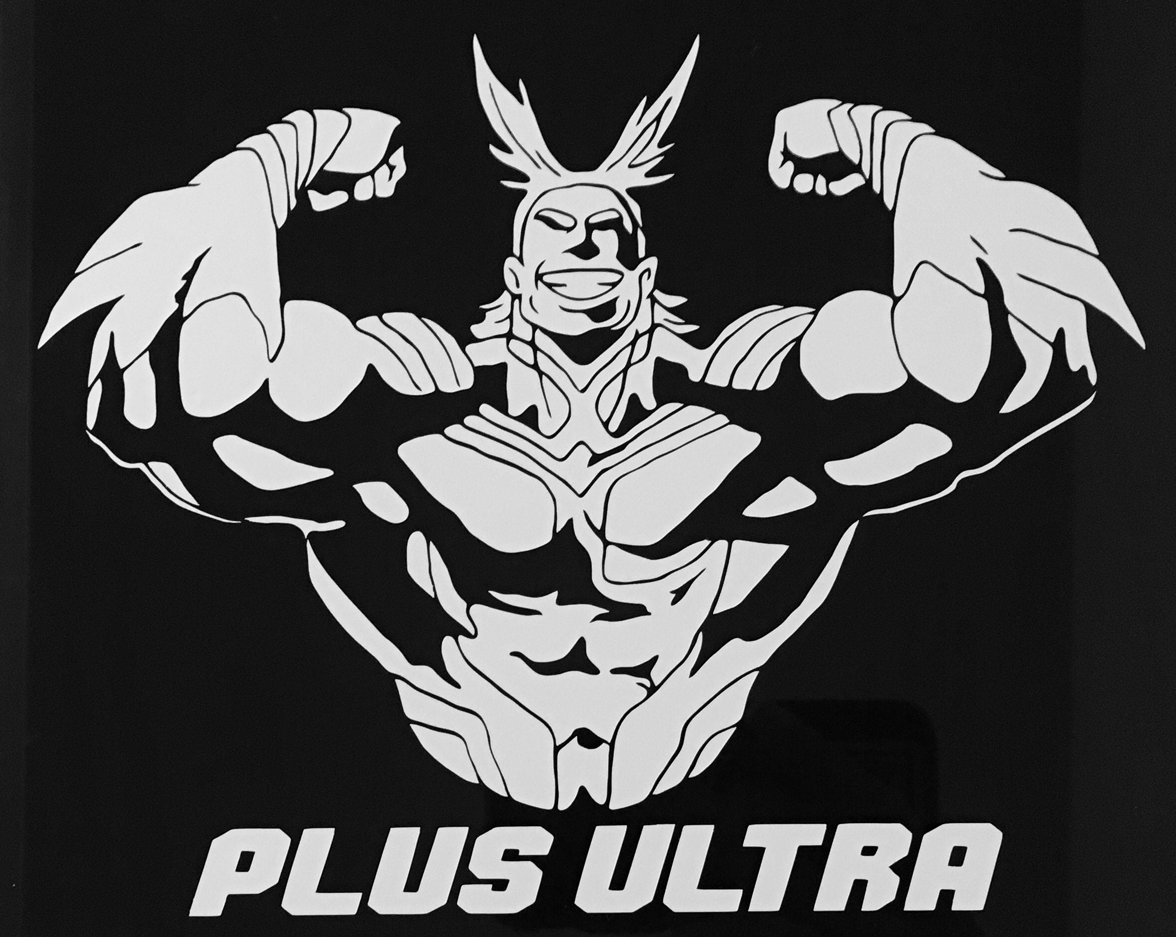 My hero academia all might plus ultra decal