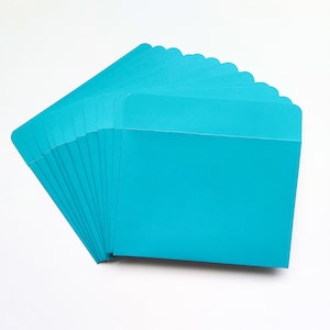 Enveloppes A7 colorées / Unicolore / Enveloppes faites main / Paquet d'enveloppes / Enveloppes en papier cartonné robuste / 5,25 X 7,25 po.